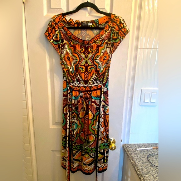 Colourful dress, goes great with heels also listed in my closet. - Picture 1 of 1
